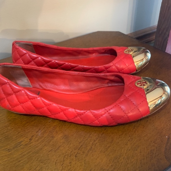 COPY - Beautiful red Tory Burch Kaitlin quilted ballet flats - Picture 12 of 13